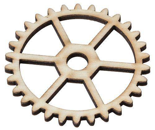 Wooden Gears and Cogs Assorted Pack of 100