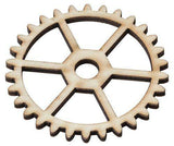 Wooden Gears and Cogs Assorted Pack of 100