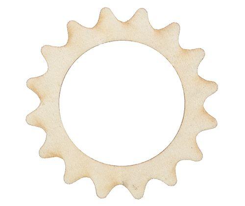 Wooden Gears and Cogs Assorted Pack of 100