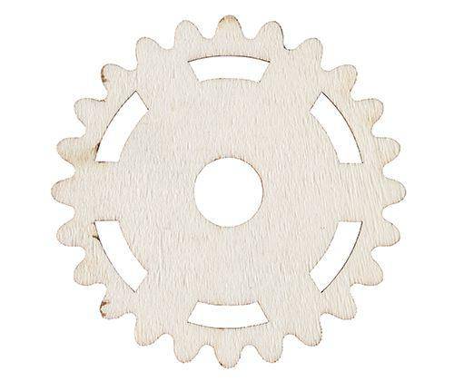 Wooden Gears and Cogs Assorted Pack of 100