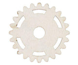 Wooden Gears and Cogs Assorted Pack of 100