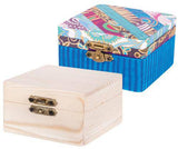 Wooden Jewellery Box Square Mini 7.8 x 7.8 x 4.5cm