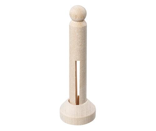 Wooden Peg and Stand 9.5cm Pack of 24