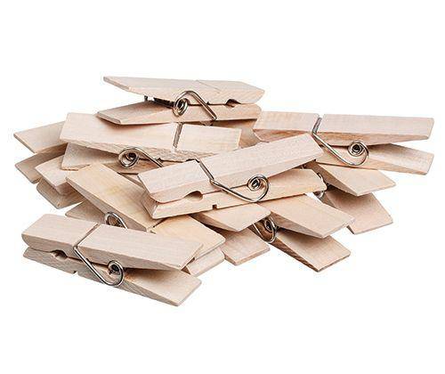 Wooden Pegs 2 x 7cm Pack of 12