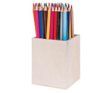 Wooden Pencil Holder 8 x 8.2 x 10cm