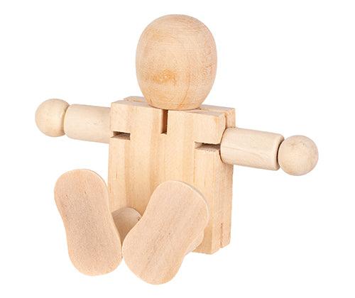 Wooden Robot 11cm