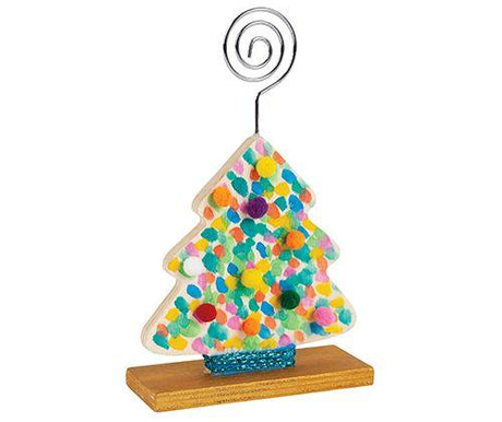 Wooden Stand with Photo Holder Tree