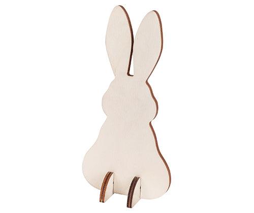 Wooden Standing Rabbit Assorted Pack of 10