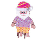 Wooden Standing Santa Pack of 10