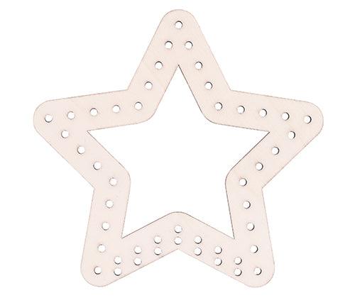 Wooden Weaving Star Pack of 10