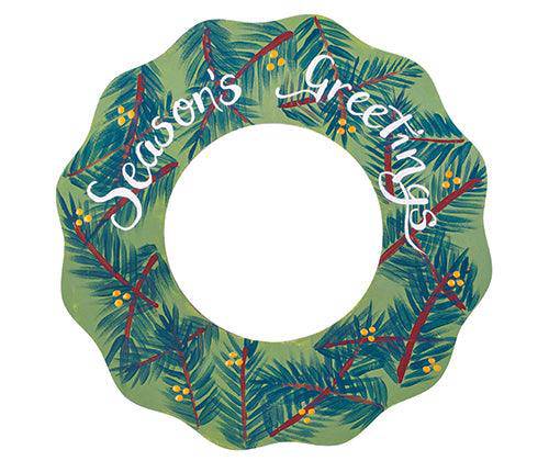 Wooden Wreath 20cm Pack of 10