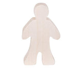 Wooden Person Shape Pack of 10